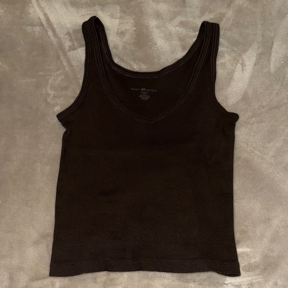 Espresso Tank Top - Brandy Melville
